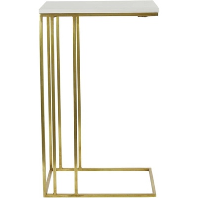 Light & Living Странична масичка с плот от имитация на мрамор 31x41 cm Roshan - Light & Living (6777026)