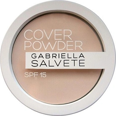 Gabriella Salvete Cover Powder kompaktní pudr s vysoce krycím efektem SPF15 04 Almond 9 g – Zboží Dáma