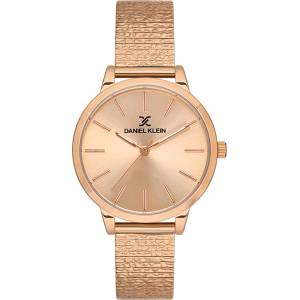 Daniel Klein DK. 1.13460-5 - Дамски часовник, Premium, Кварцов, 34mm, 3 ATM, Розово злато Часовници