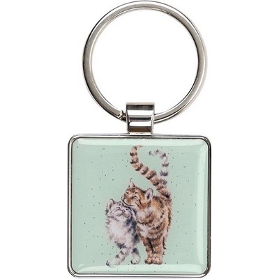 Přívěsek na klíče Wrendale Designs Feline Good Kočky