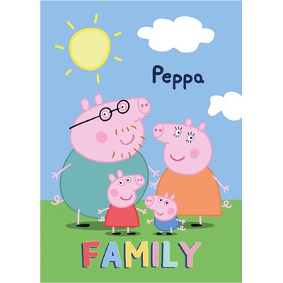 Jerry Fabrics DETSKÁ FLEECOVÁ DEKA PEPPA PIG