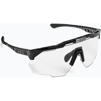 SCICON Aeroshade Kunken черни гланц/скнп фотокромни сребърни очила за колоездене EY31010200