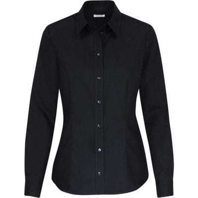 SST Blouse Regular LSL Popelínová dámska košeľa s dl. rukávom čierna