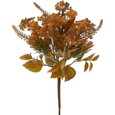 Ozdoba zapichovacia eukalyptus+vres 36 cm hnedý