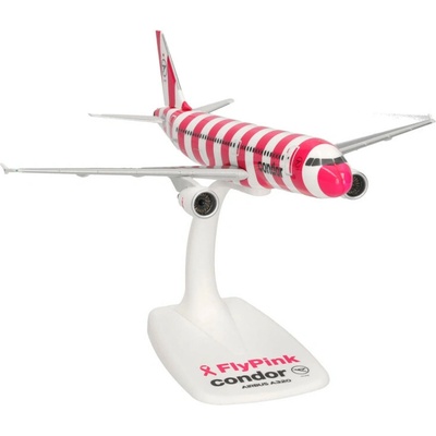 Herpa Airbus A320-214 Condor "Breast Cancer Awareness" Colors Snap-Fit 1:200