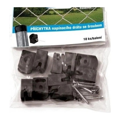 PILECKÝ Príchytka napínacieho drôtu so skrutkou (10ks/bal) zelená