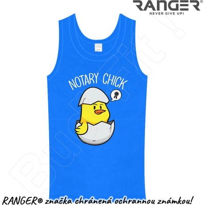 Ranger tielko motív Notary Chick modrá