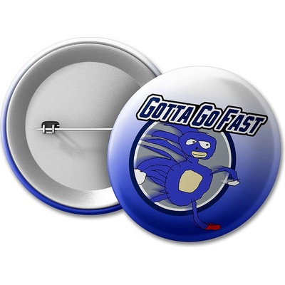 MemeMerch placka Gotta Go Fast