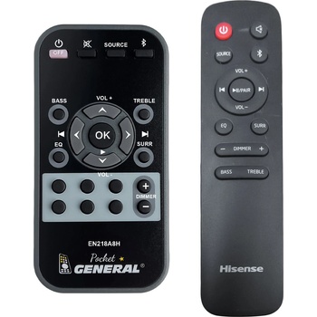 GENERAL Hisense en218a8h, hs312, hs218 - дистанционно управление дубликат (en218a8h, hs312, hs218)