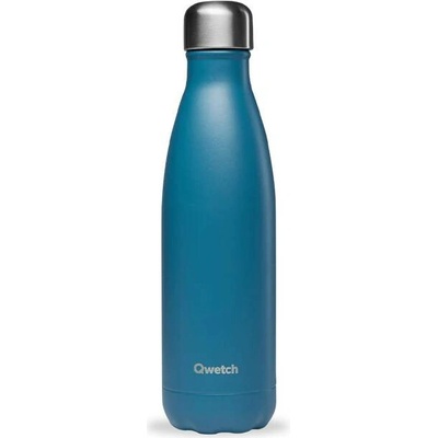 Qwetch nerezová termoláhev Matt Bleu Canard 500 ml