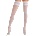 Cottelli Collection hold-up stockings with lace trim white M
