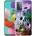 Forcell Силиконов Калъф за Samsung A32 4G, Printing Puple Flower Case, Цветен (5901012381748)
