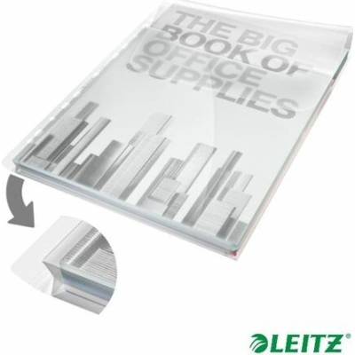 LEITZ Jumbo Euroobal A4 180 mikronů číry povrch 20 mm s chlopňou 5 ks