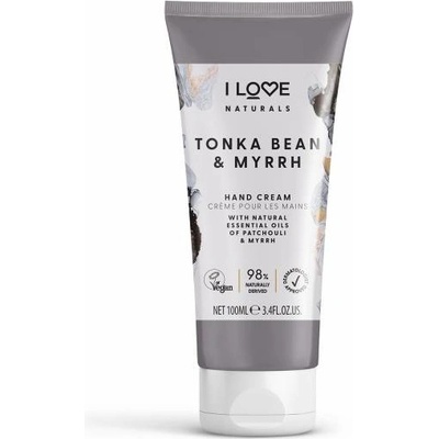 I Love Naturals Tonka Bean & Myrrh krém na ruce 100 ml