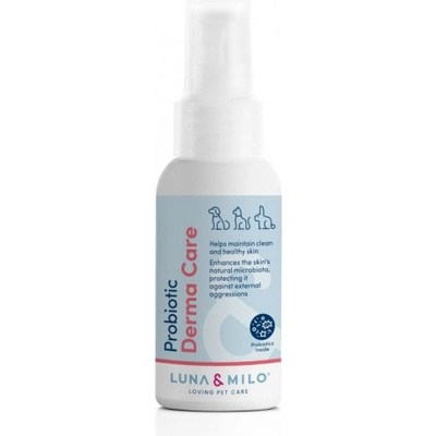 VetExpert Luna Milo Probiotic Spray Derma Care - решение за поддържане на естествения баланс на флората на кожата на домашни любимци - кучета, котки и гризачи, 100 мл - Vet Expert - Полша