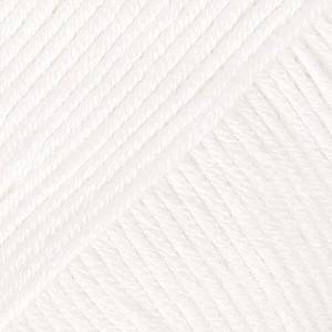 DROPS Design Safran Uni Colour 17 White Плетива прежда (104217)