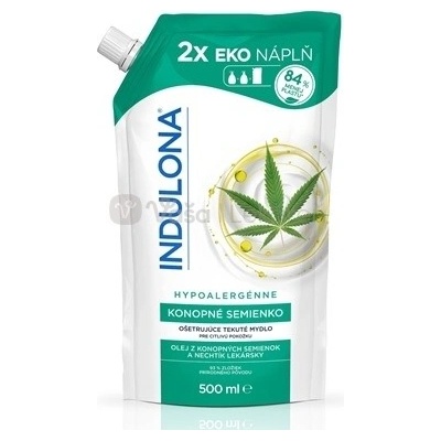 Indulona Konopné semienko Ošetrujúce tekuté mydlo pre citlivú pokožku 500 ml