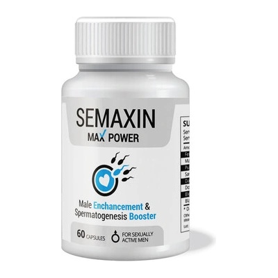 Капсули за по-силна ерекция Semaxin Max Power - 60 капсули
