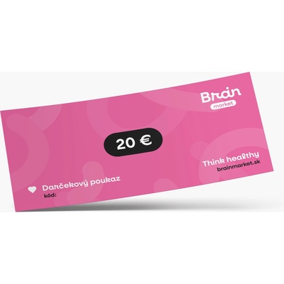 Darčeková elektronická poukážka 20 €