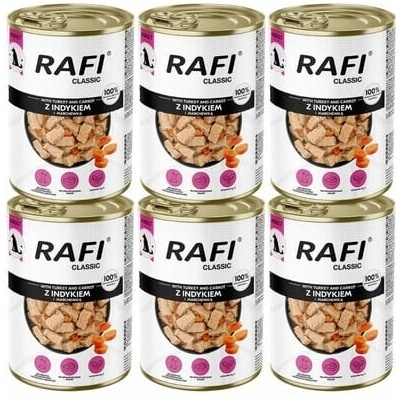 Rafi Classic Morčacie mäso s mrkvou v omáčke 6 x 1240 g