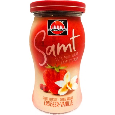 SCHWARTAU SAMT ERDBEERE-VANILLE ovocná marmeláda 270 g