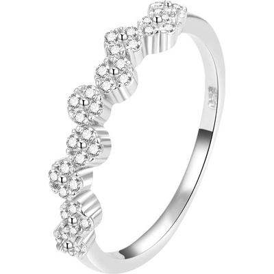 Beneto Půvabný stříbrný s čirými zirkony AGG390