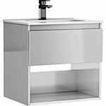 Gala Комплект стенен шкаф за мебели Gala Daily grey с 1 чекмедже и мивка 60 см (G7895530)
