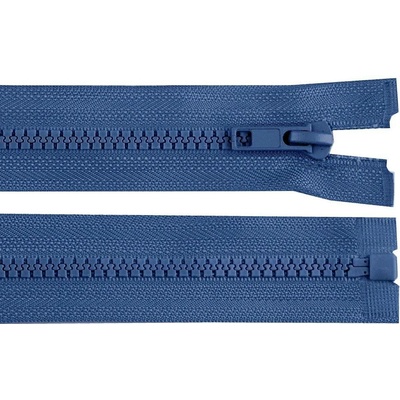 Pro Háčkování Kostěný zip No 5 délka 50 cm modrá jeans tmavá