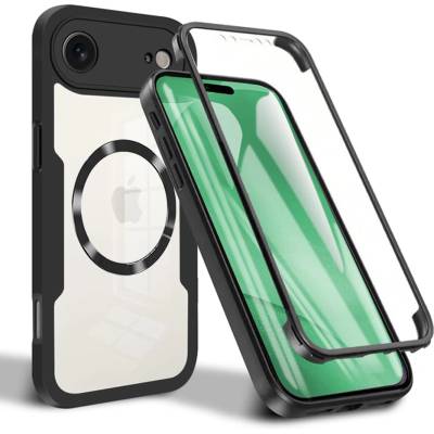 Techsuit Калъф за iPhone 17 Air - ColorVerse 360 MagSafe Series + Скрийн протектор - черен