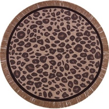 Tapis Petit leopardí růžový