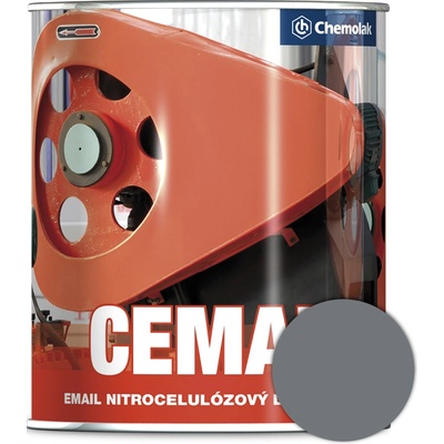 Chemolak C 2001 CEMAL Nitrocelulózový email 1100 sivá stredná 0,75L