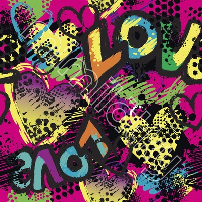 Softshell jarní neon love by MIMI