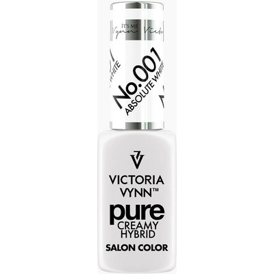 Hybridní gel lak PURE CREAMY HYBRID 001 Absolute White 8 ml