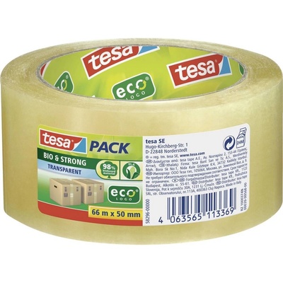 tesa BIO & STRONG baliace lepiaca páska priehľadná 66 m x 50 mm