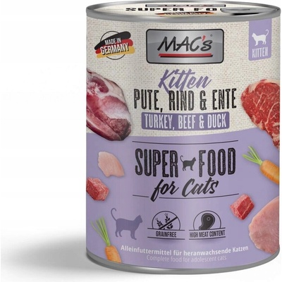 MAC's Kitten Morka Hovädzie a kačica 800 g