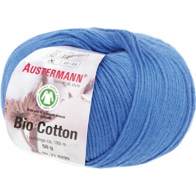 Pletací příze Austermann Bio Cotton Barva: 20 AZUR