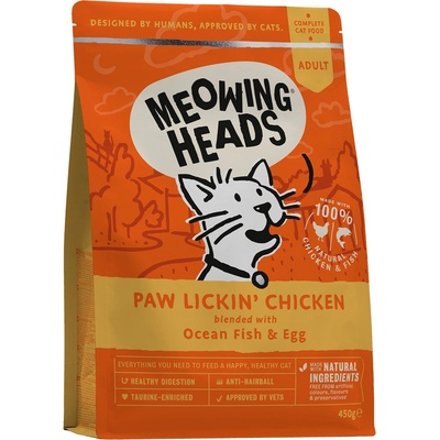 MEOWING HEADS Paw Lickin’ Chicken 450 g