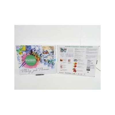 Fisher Price *PAINTING by numbers, 40x50 cm, cottage in winter at night