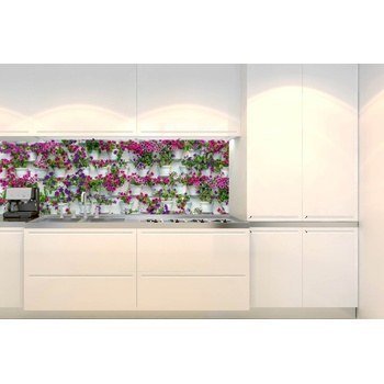 DIMEX ART s. r. o Фототапет за кухня - цветя в кутии 180 x 60 см