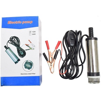 UNI Auto Мини помпа за гориво електрическа, потопяема, 12v, с цедка, 30 л/мин (uni-03574)