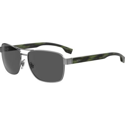 HUGO BOSS Слънчеви очила Boss Men's Rectangular Round Sunglasses - Dark Ruthenium