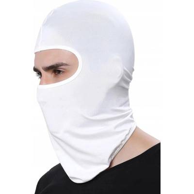 Lehká kukla balaclava bílá