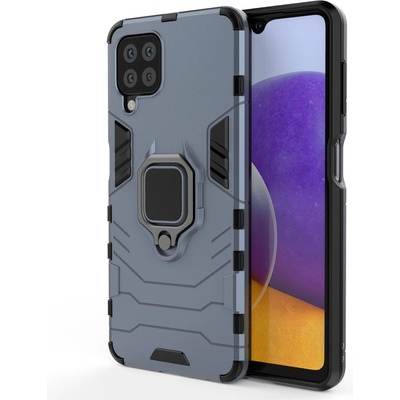 HQWear Удароустойчив кейс с пръстен HQWear за Samsung Galaxy A22 4G, Син (9145576213452)