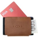 FIXED Tiny Wallet kožená peněženka z pravé hovězí kůže Torcello hnědá FIXW-STN2-BRW