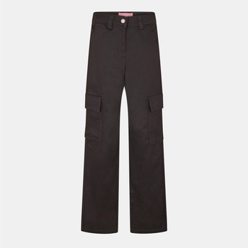 JJXX Women's Straight Cargo Trouser - Black