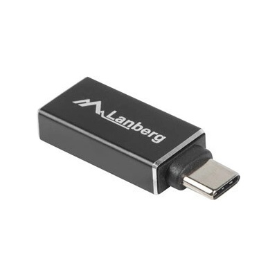 Lanberg OTG AD-UC-UA-02 USB-C(M) 3.1 na USB-A(F), černý