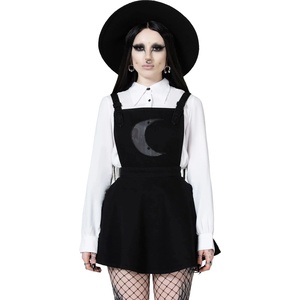 KILLSTAR дамска рокля KILLSTAR - Luna Orb Pinafore - черна - KSRA010770