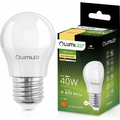 Lumiled LED žiarovka E27 P45 5W = 40W 470lm 3000K Warm 120°