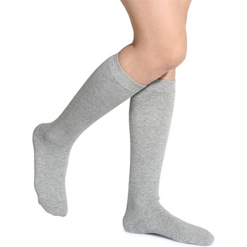 Дамски три-четвърти чорапи в сиво