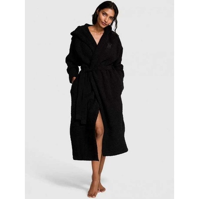 Victoria's Secret dámský župan Cozy Chenille černý